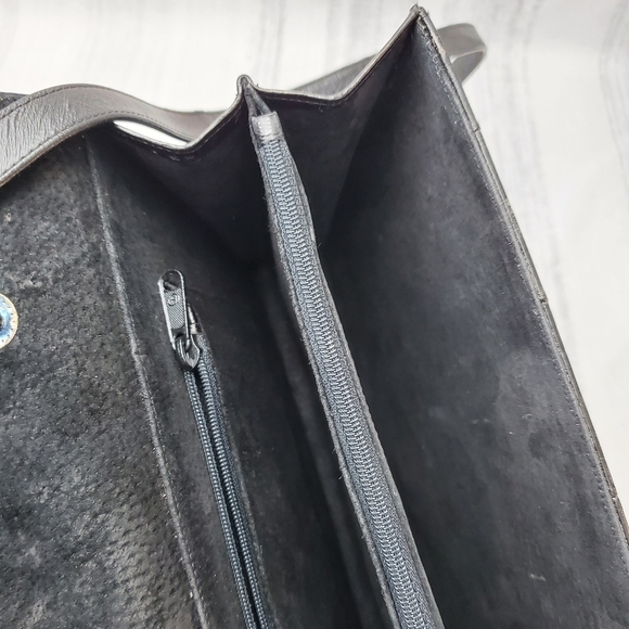 Eel Skin Clutch / Shoulder Bag - Picture 11 of 14